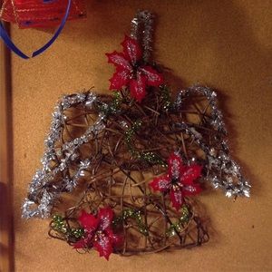 Handmade angel grapevine wall decor